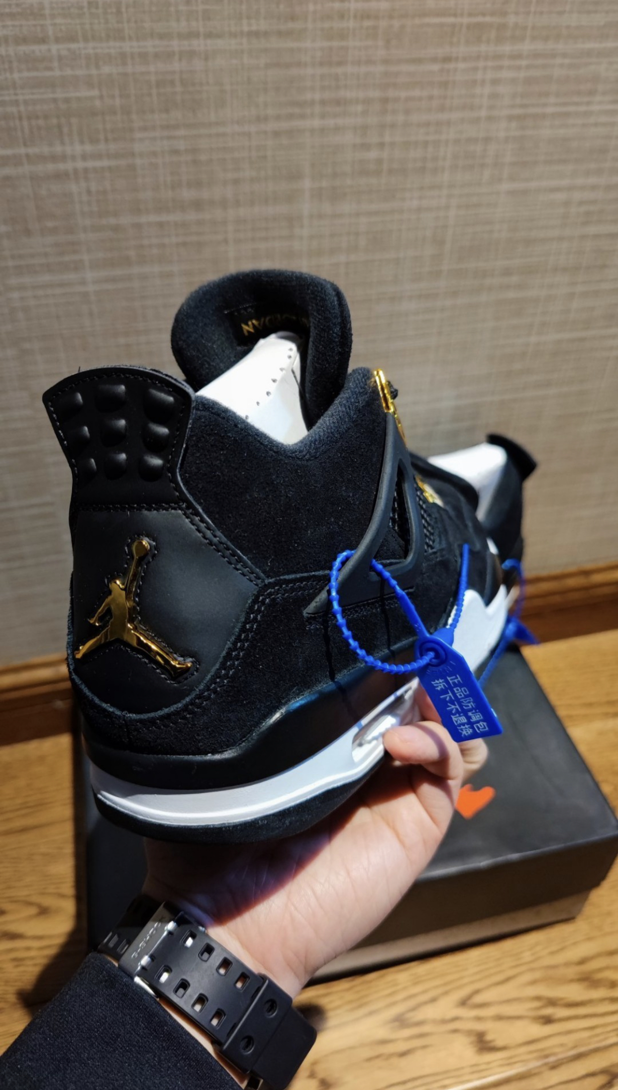 PK God Batch Air Jordan 4 Retro Royalty 308497-032  review R*** 03