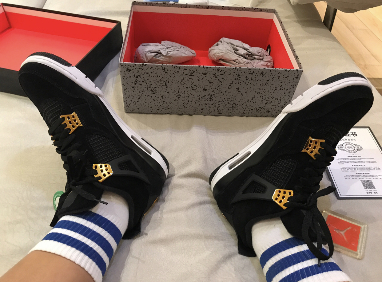 PK God Batch Air Jordan 4 Retro Royalty 308497-032  review N*** 01