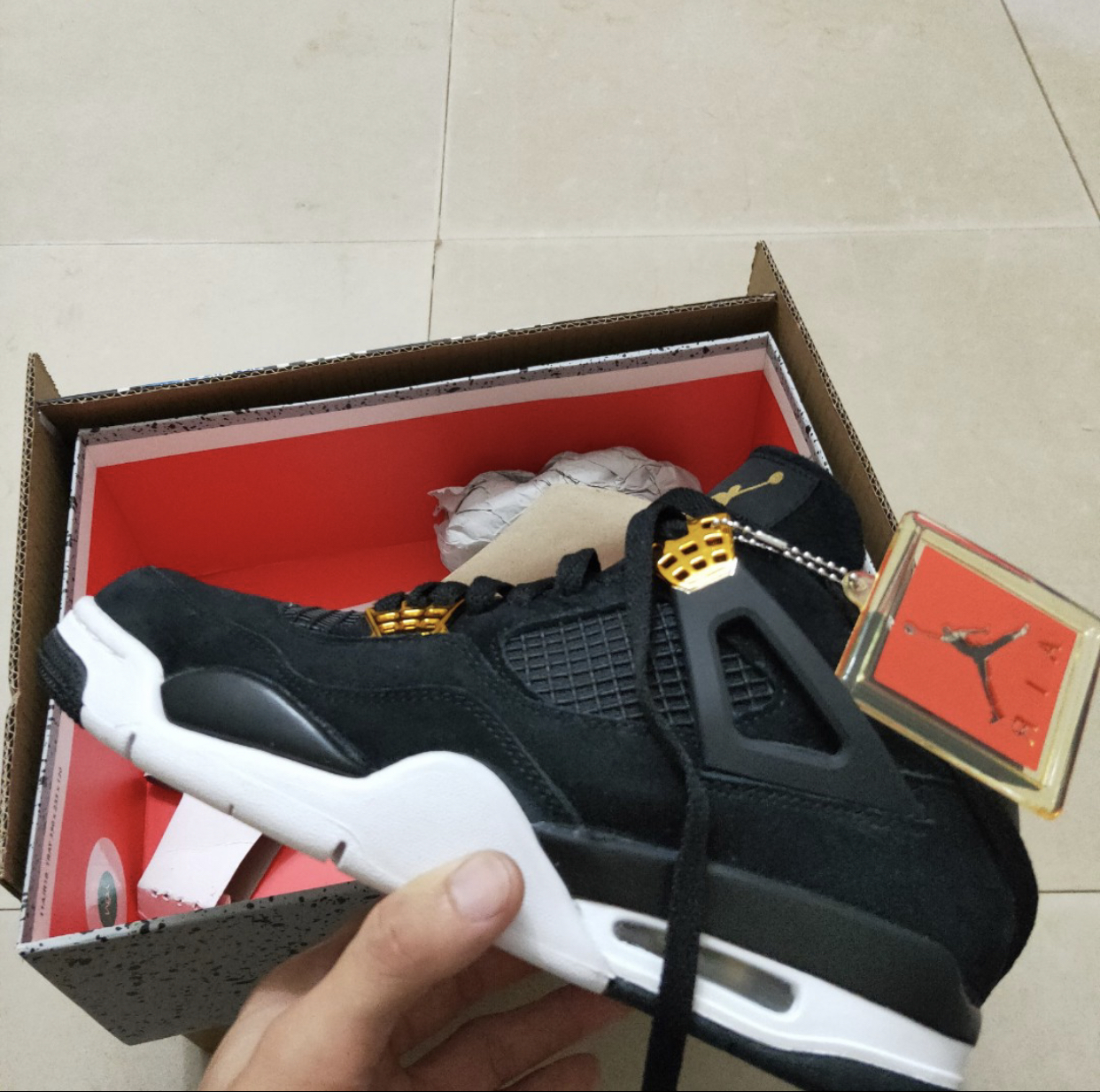 PK God Batch Air Jordan 4 Retro Royalty 308497-032  review G***