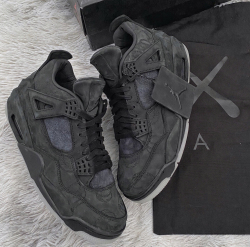 PK God Batch Air Jordan 4 Retro Kaws Black 930155-001 review E*** 02