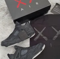 PK God Batch Air Jordan 4 Retro Kaws Black 930155-001 review 2