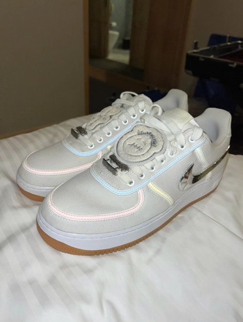 PK God Batch Nike Air Force 1 Low Travis Scott (AF100) AQ4211-100 review 
