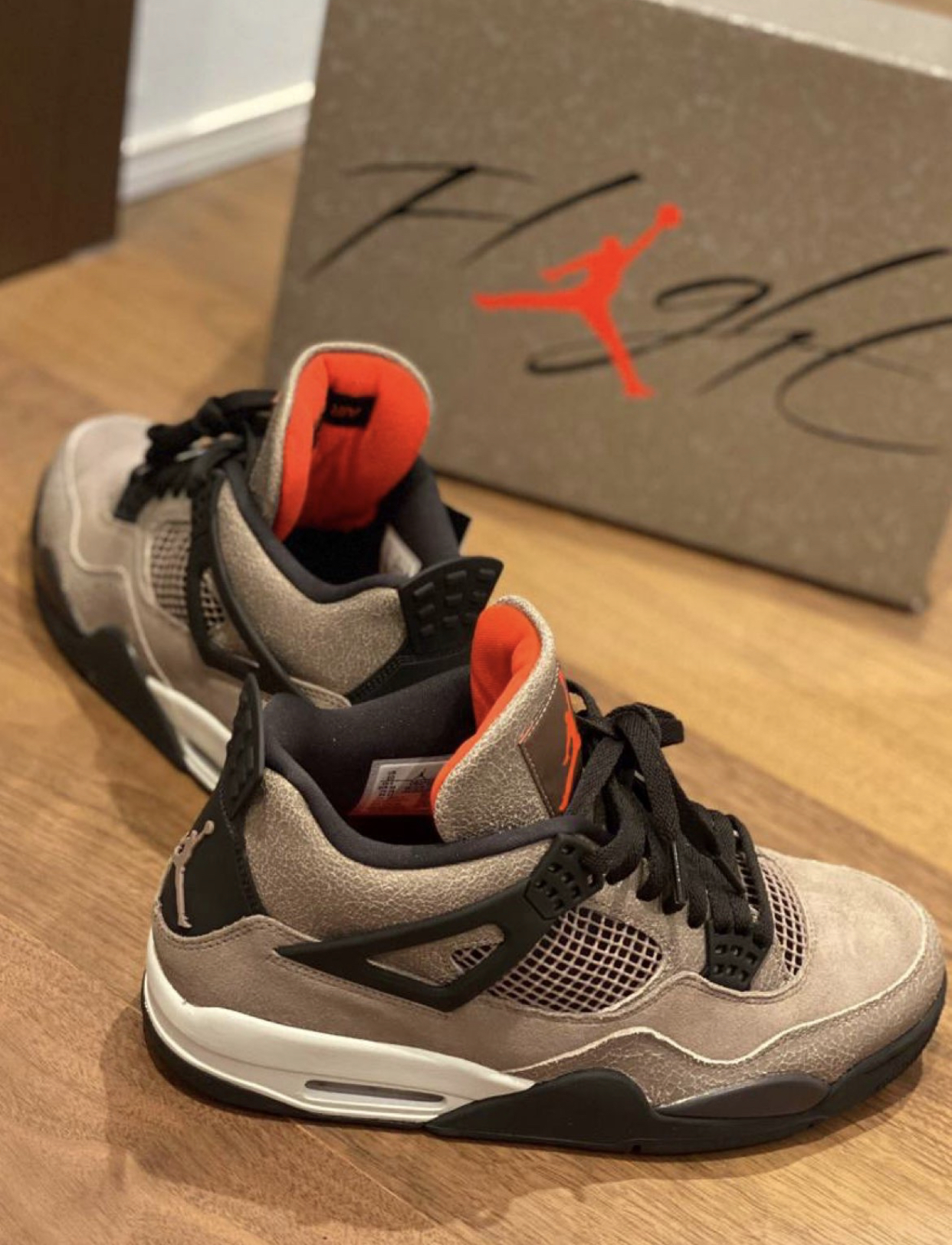 PK God Batch Air Jordan 4 Retro Taupe Haze DB0732-200 review E*** 01