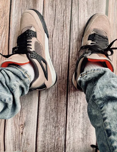 PK God Batch Air Jordan 4 Retro Taupe Haze DB0732-200 review R*** 03