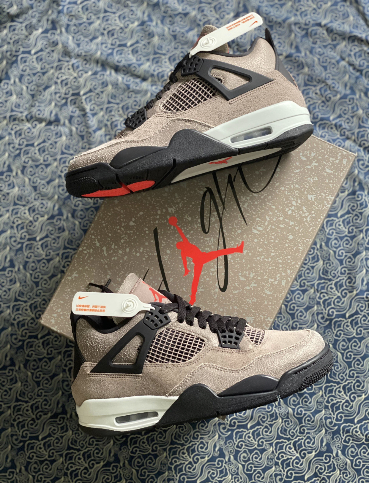 PK God Batch Air Jordan 4 Retro Taupe Haze DB0732-200 review G*** 02