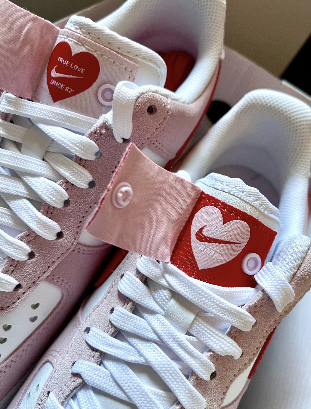 PK God Batch Nike Air Force 1 07 QS Valentine's Day Love Letter DD3384-600 review J*** 01