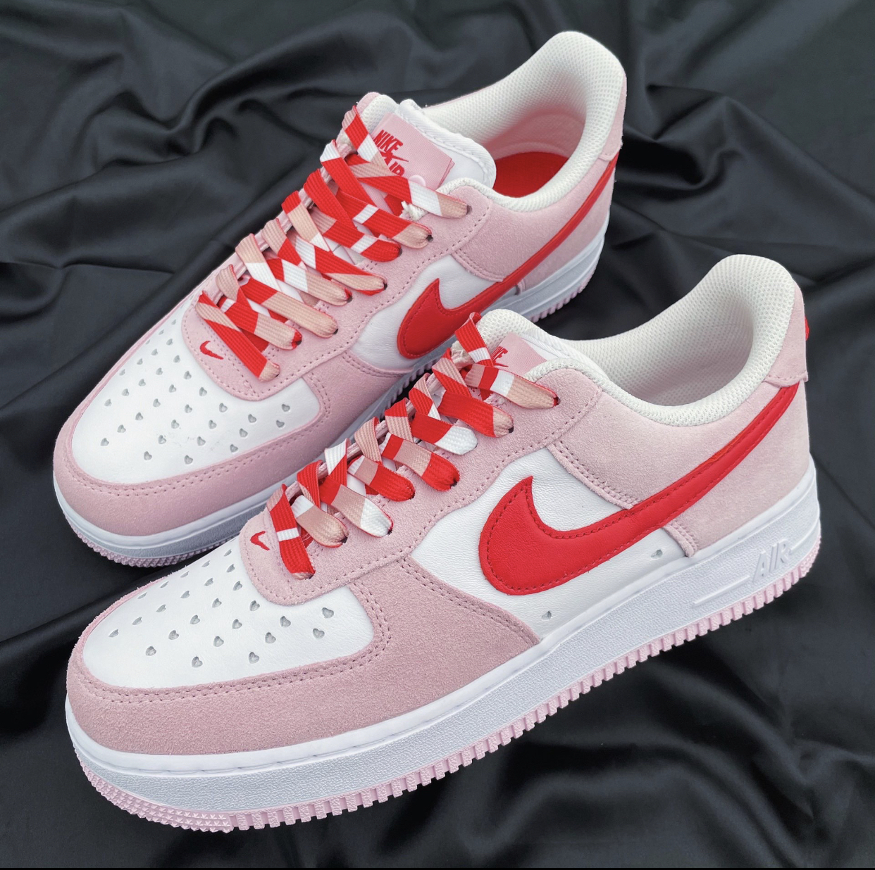 PK God Batch Nike Air Force 1 07 QS Valentine's Day Love Letter DD3384-600 review E*** 00