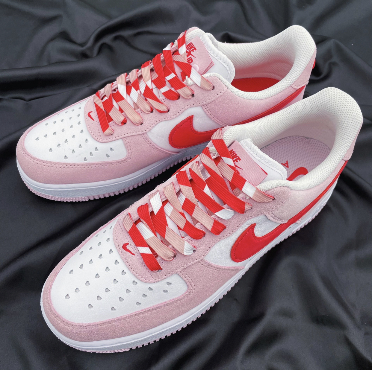 PK God Batch Nike Air Force 1 07 QS Valentine's Day Love Letter DD3384-600 review E*** 01