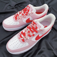 PK God Batch Nike Air Force 1 07 QS Valentine's Day Love Letter DD3384-600 review 1