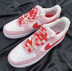 PK God Batch Nike Air Force 1 07 QS Valentine's Day Love Letter DD3384-600 review E*** 02