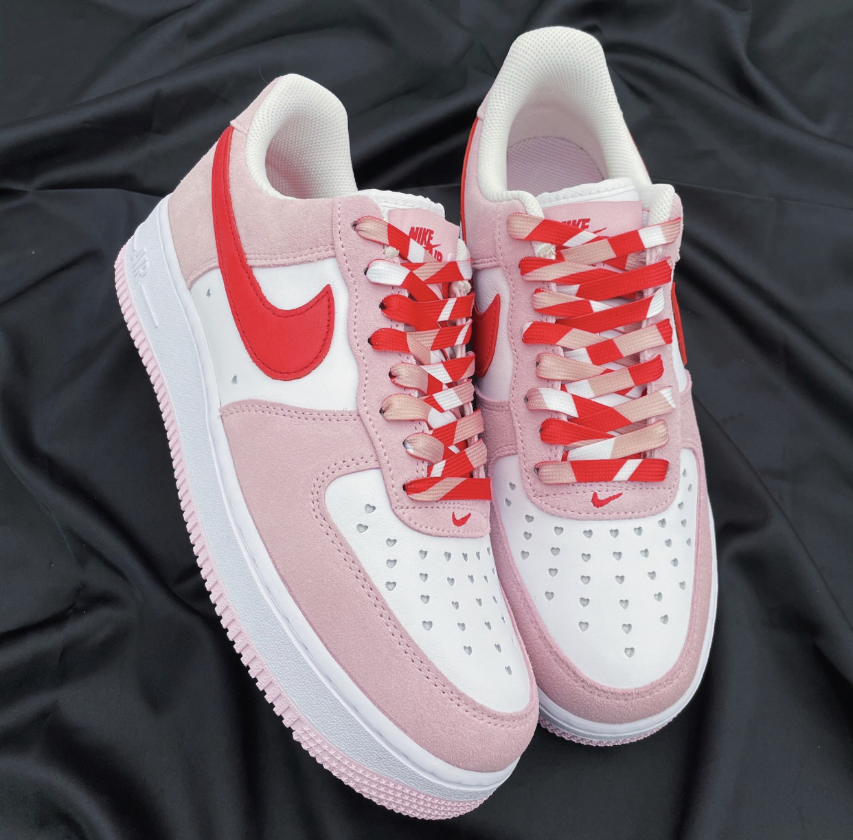 PK God Batch Nike Air Force 1 07 QS Valentine's Day Love Letter DD3384-600 review E*** 02