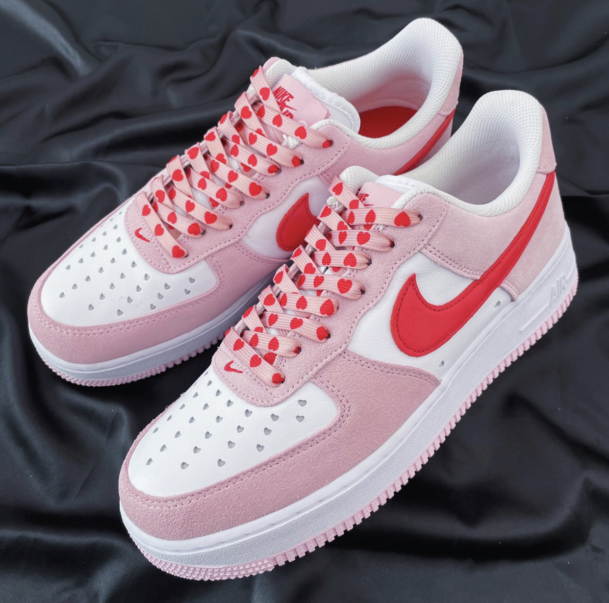 PK God Batch Nike Air Force 1 07 QS Valentine's Day Love Letter DD3384-600 review E*** 03