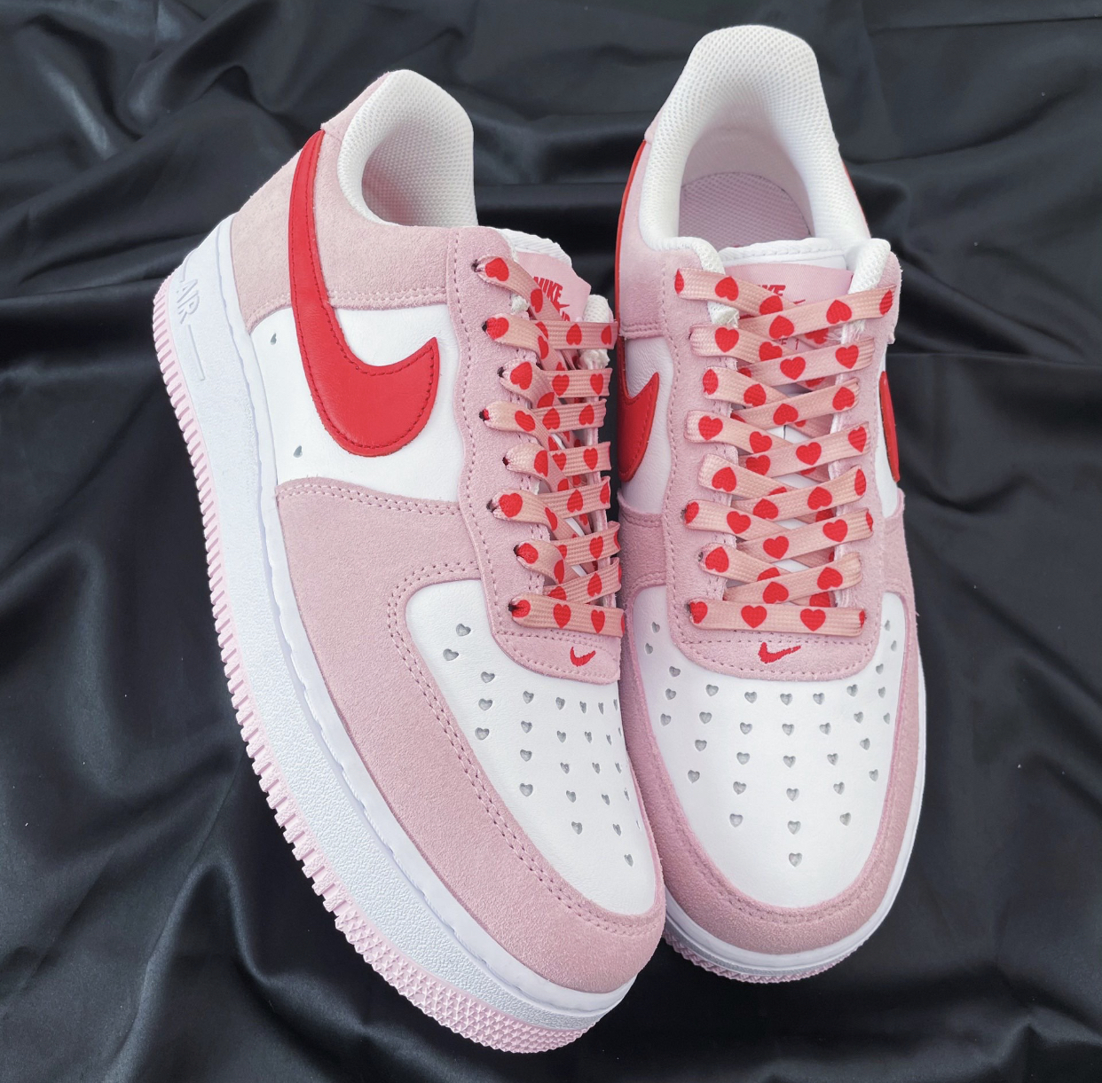 PK God Batch Nike Air Force 1 07 QS Valentine's Day Love Letter DD3384-600 review E*** 04