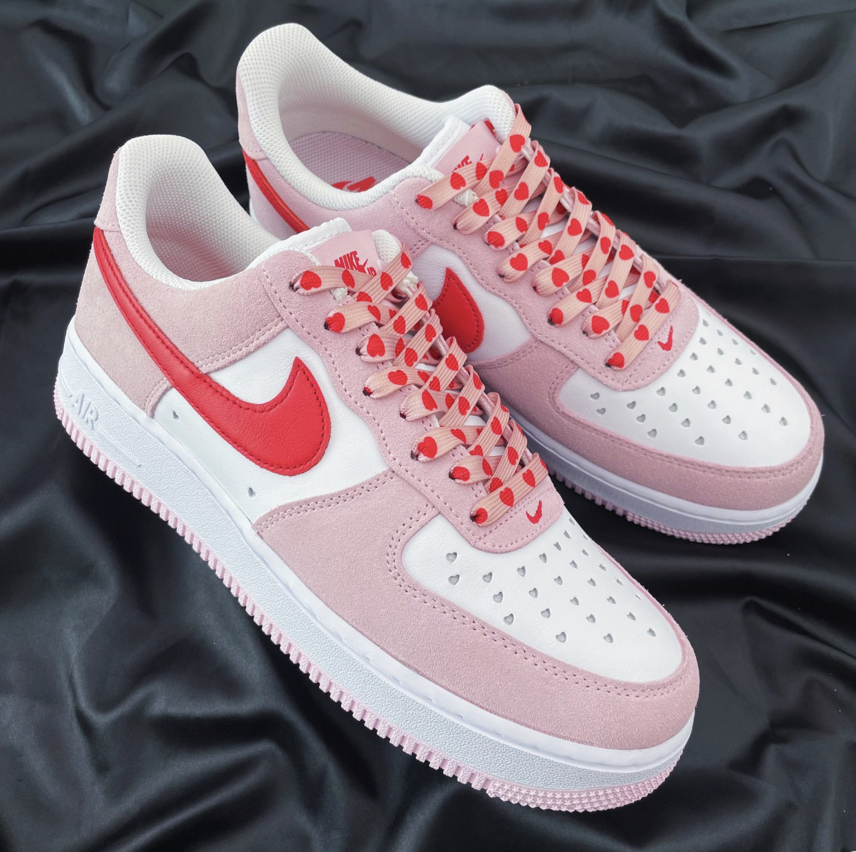PK God Batch Nike Air Force 1 07 QS Valentine's Day Love Letter DD3384-600 review E*** 05