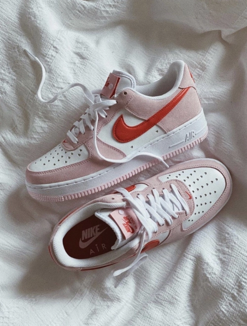 PK God Batch Nike Air Force 1 07 QS Valentine's Day Love Letter DD3384-600 review 