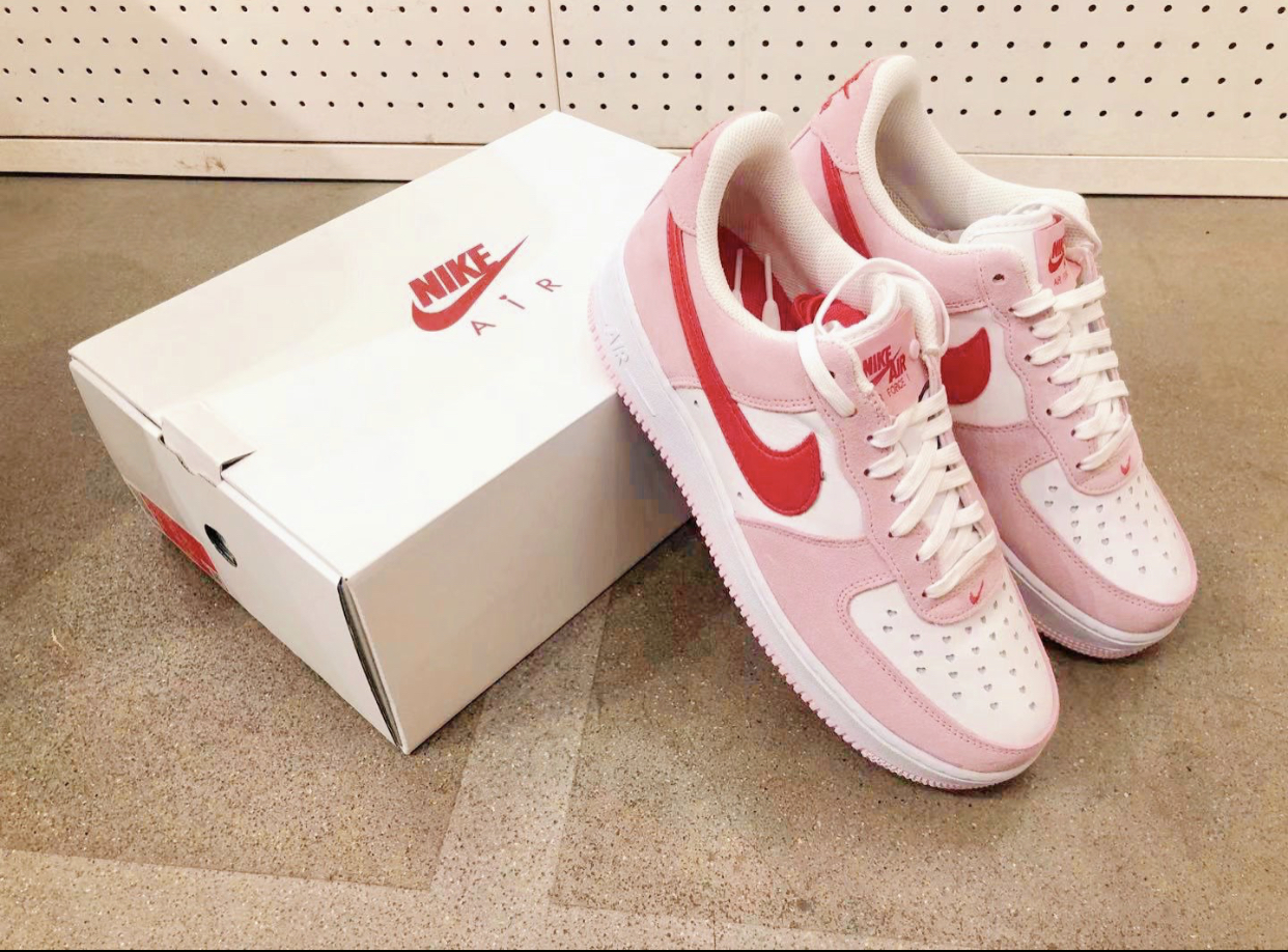 PK God Batch Nike Air Force 1 07 QS Valentine's Day Love Letter DD3384-600 review P*** 01
