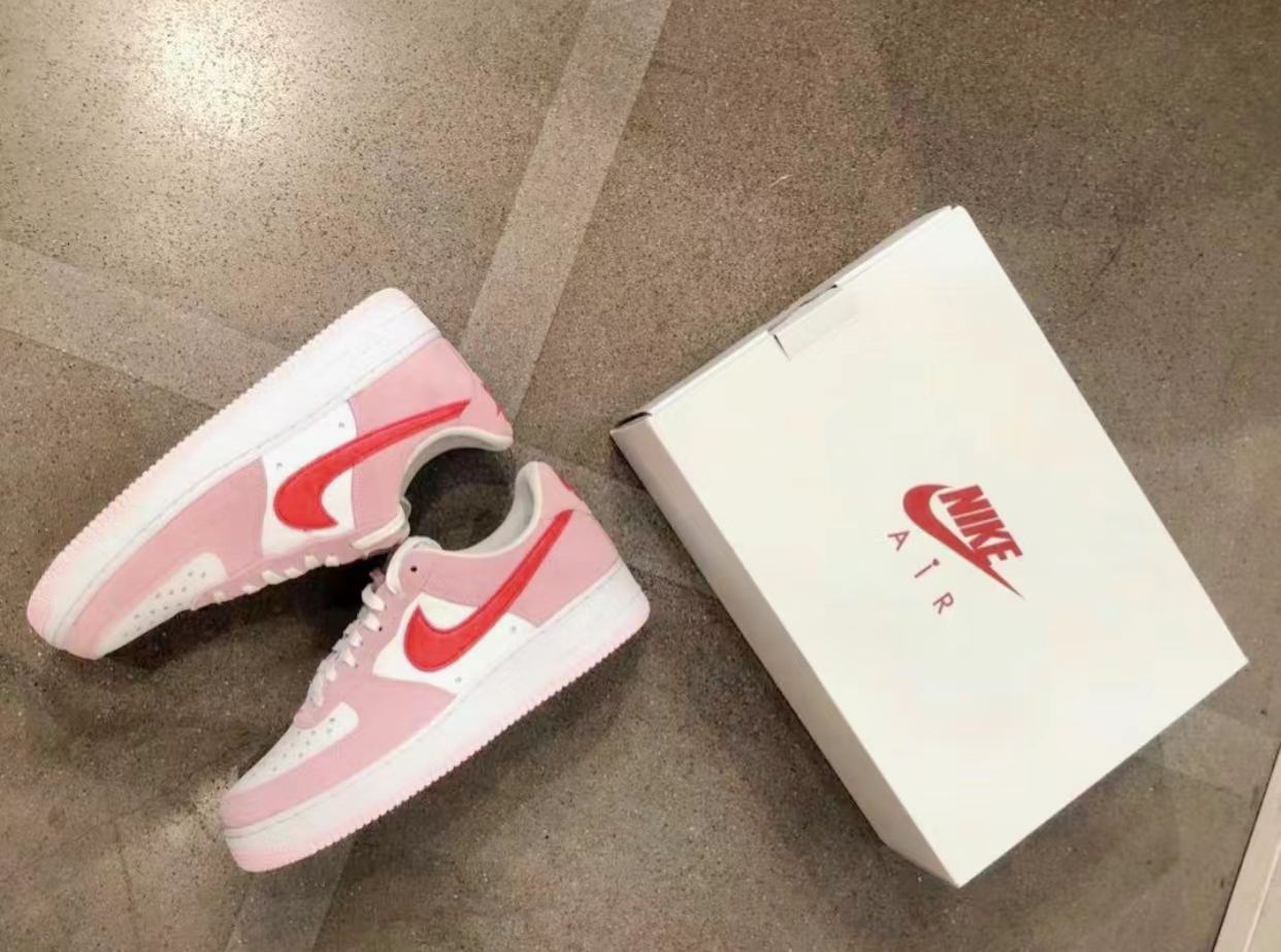 PK God Batch Nike Air Force 1 07 QS Valentine's Day Love Letter DD3384-600 review P*** 02
