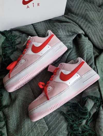 PK God Batch Nike Air Force 1 07 QS Valentine's Day Love Letter DD3384-600 review L*** 01