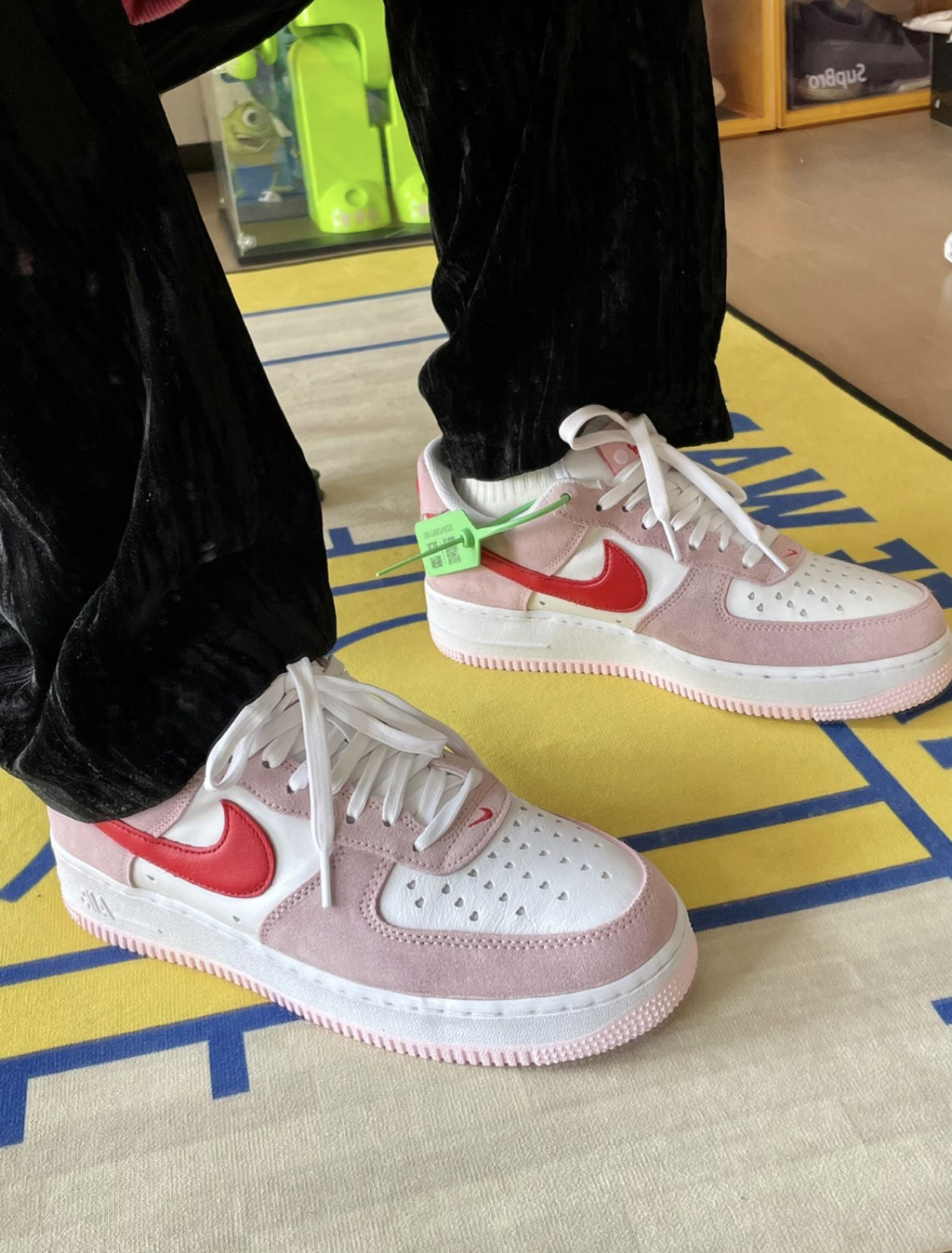 PK God Batch Nike Air Force 1 07 QS Valentine's Day Love Letter DD3384-600 review S**** 01