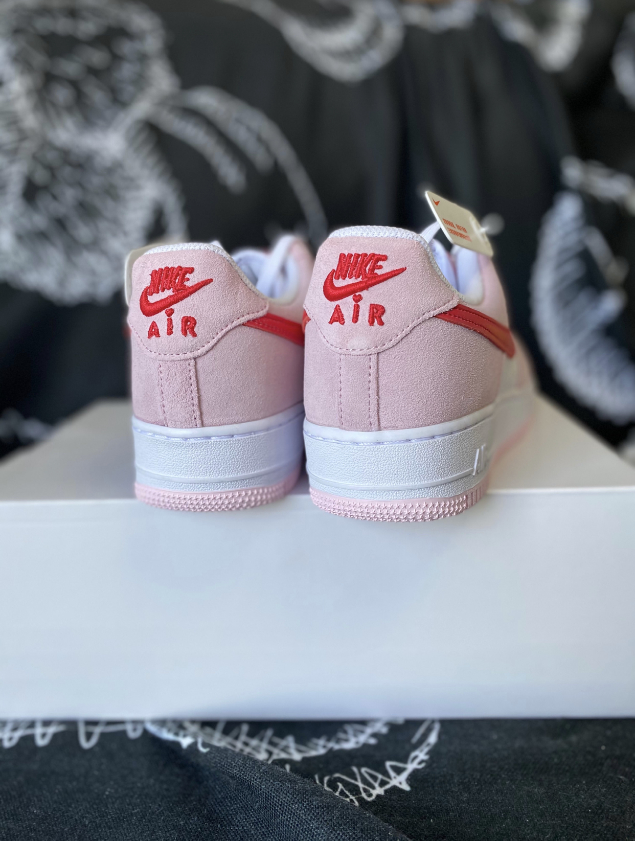 PK God Batch Nike Air Force 1 07 QS Valentine's Day Love Letter DD3384-600 review A*** 04