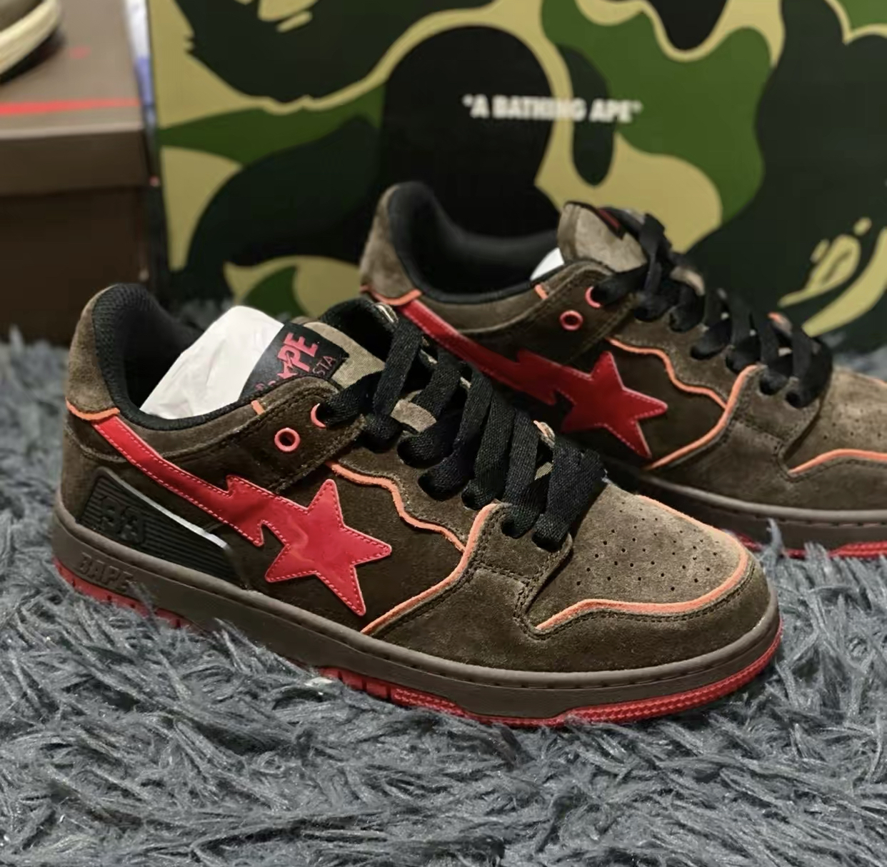 PK God Batch A Bathing Ape Bape Sta Low 1G70-109-0014 review D***