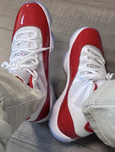 PK God Air Jordan 11 Cherry CT8012-116 review T*** 02