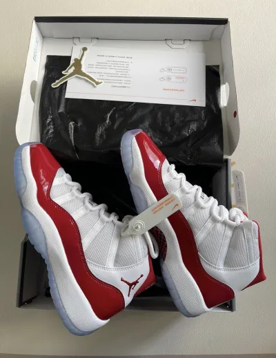 PK God Air Jordan 11 Cherry CT8012-116 review L*** 01