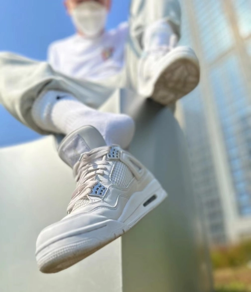 PK God Batch Air Jordan 4 Retro Pure Money 308497-100 review 