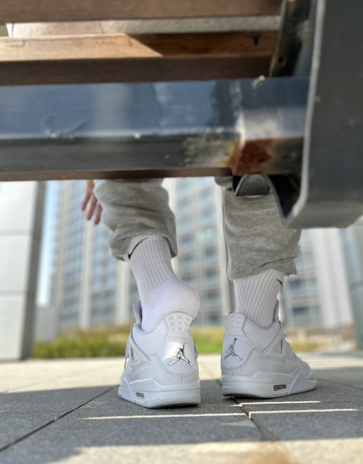 PK God Batch Air Jordan 4 Retro Pure Money 308497-100 review L*** 02