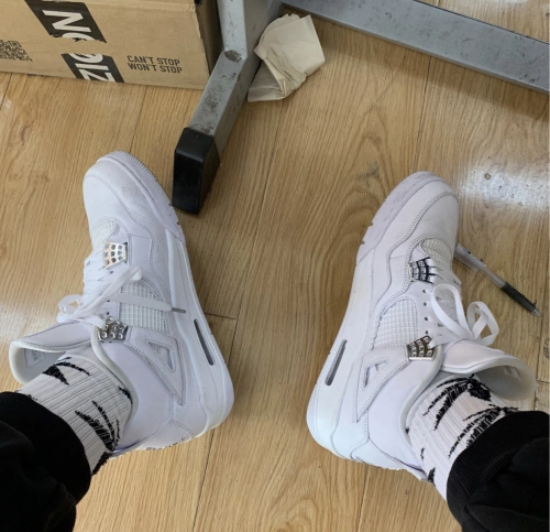 PK God Batch Air Jordan 4 Retro Pure Money 308497-100 review 