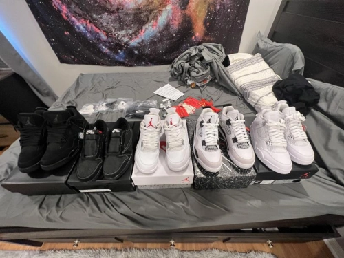 PK God Batch Air Jordan 4 Retro Pure Money 308497-100 review 