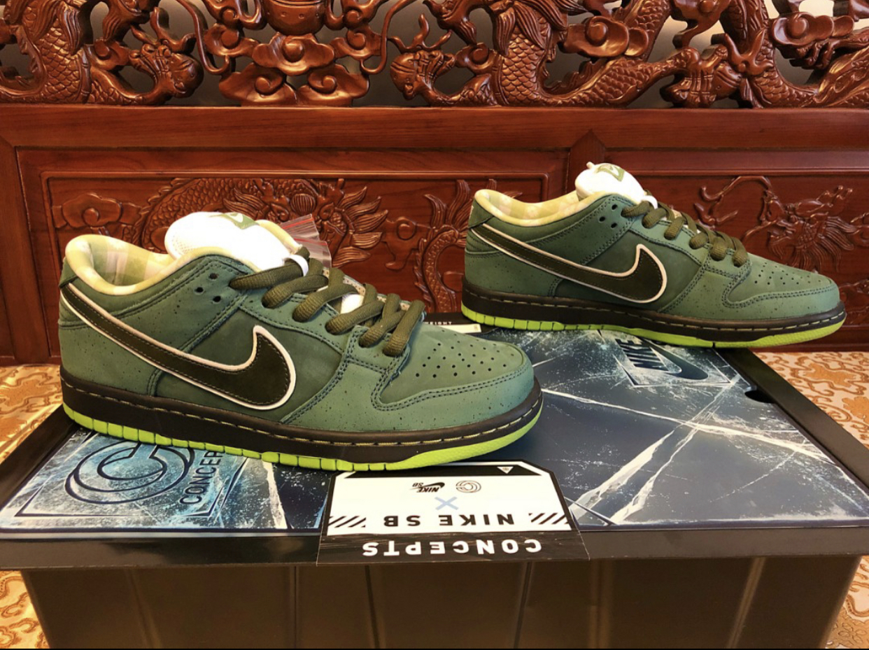 LJR Batch Nike SB Dunk Low Concepts Green Lobster BV1310-337 review K*** 00