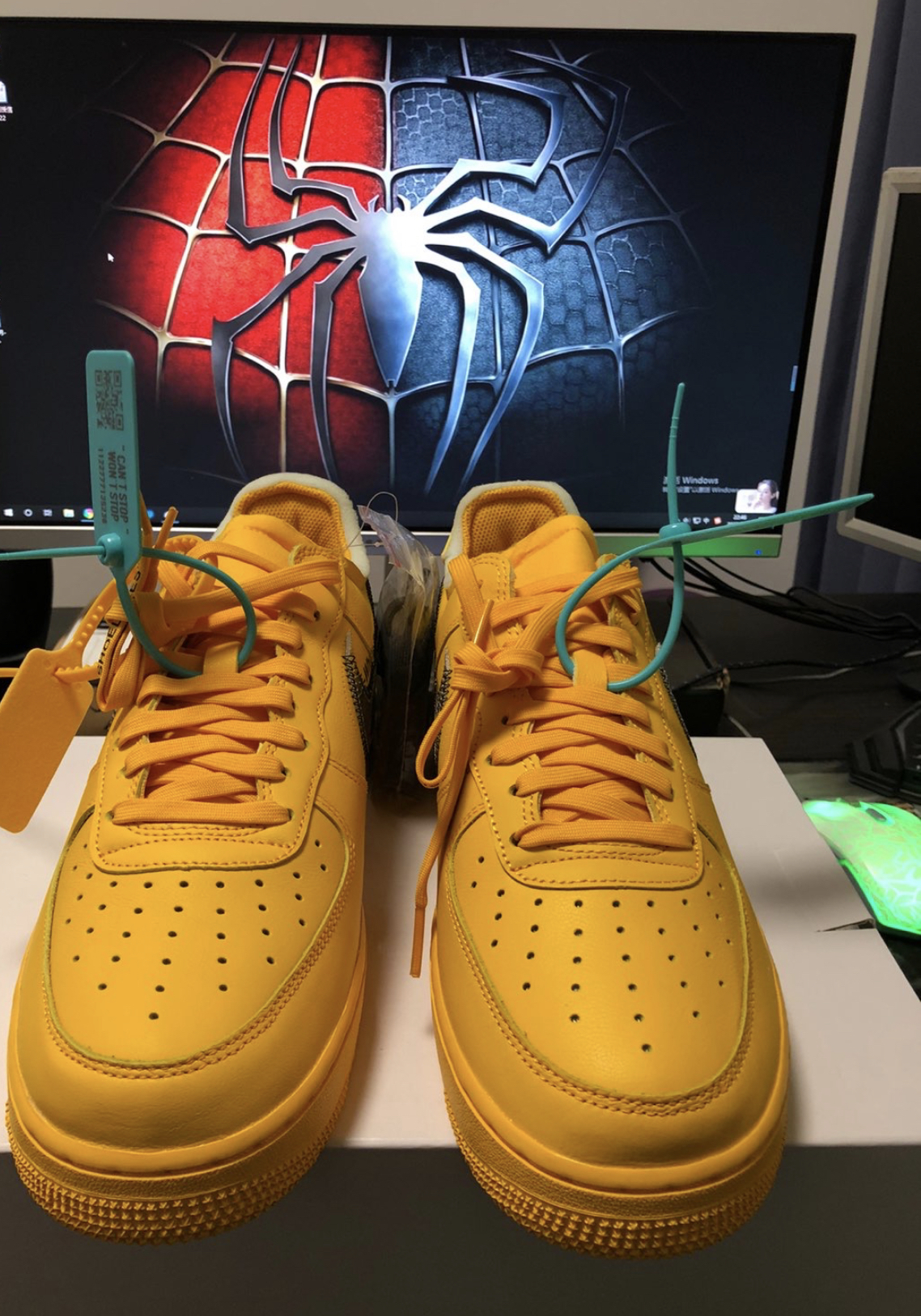 PK God Batch Nike Air Force 1 Low OFF-WHITE University Gold Metallic Silver DD1876-700 review K*** 00