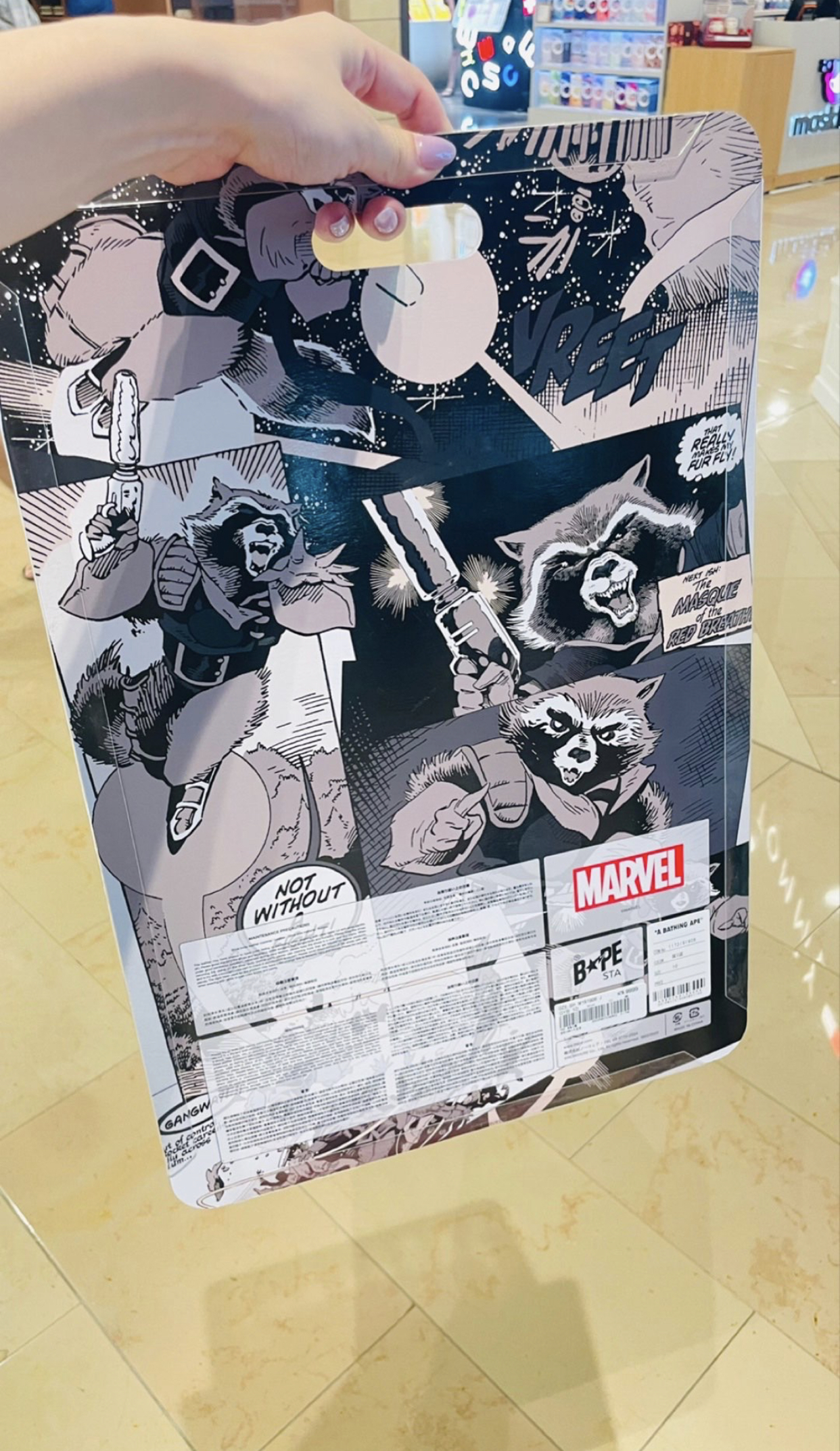 PK God Batch A Bathing Ape Sta X Marvel CREAM/BLACK/BLUE Fashion Skate Shoes 1I73-191-906 review A*** 02