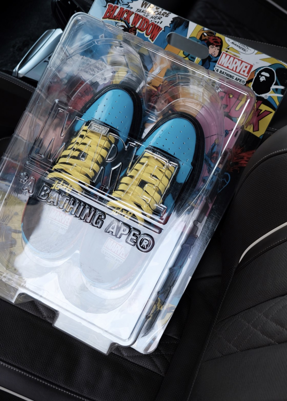 PK God Batch A Bathing Ape BAPE X MARVEL BLACK WIDOW BAPE STA  1I73-191-907 review X*** 00