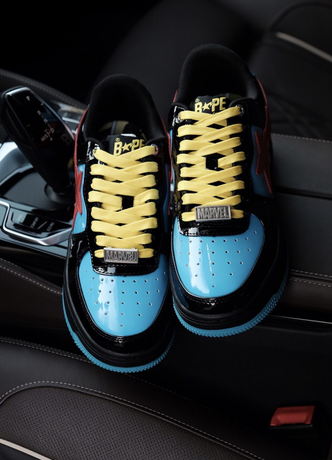 PK God Batch A Bathing Ape BAPE X MARVEL BLACK WIDOW BAPE STA  1I73-191-907 review X*** 01