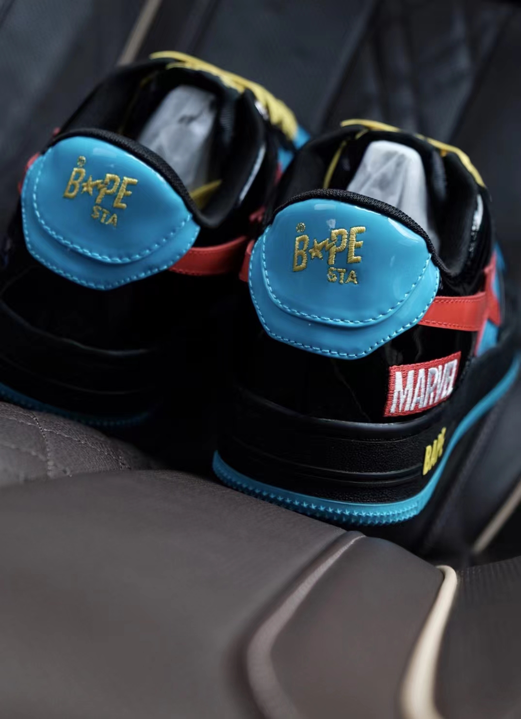 PK God Batch A Bathing Ape BAPE X MARVEL BLACK WIDOW BAPE STA  1I73-191-907 review X*** 04