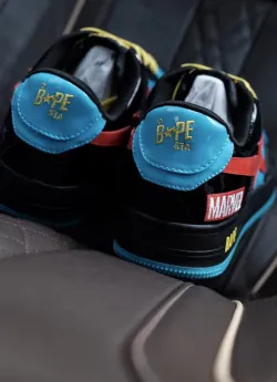 PK God Batch A Bathing Ape BAPE X MARVEL BLACK WIDOW BAPE STA  1I73-191-907 review X*** 05