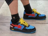 PK God Batch A Bathing Ape BAPE X MARVEL BLACK WIDOW BAPE STA  1I73-191-907 review 0