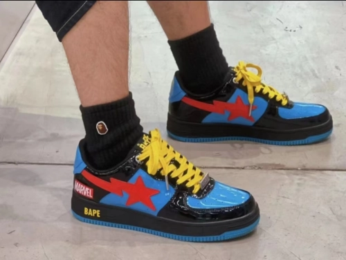 PK God Batch A Bathing Ape BAPE X MARVEL BLACK WIDOW BAPE STA  1I73-191-907 review 