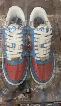 PK God Batch A Bathing Ape BAPE X MARVEL CAPTAIN AMERICA BAPE STA 1I73-191-903 review 0