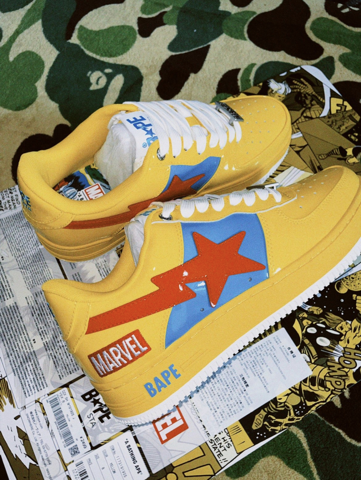 PK God Batch A Bathing Ape BAPE X MARVEL THOR BAPE STA 1I73-191-905 review E*** 04