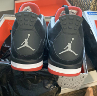 PK God Batch Air Jordan 4 Retro Bred 308497-060  review 1