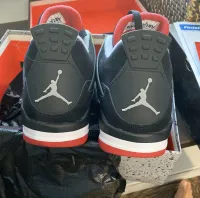 PK God Batch Air Jordan 4 Retro Bred 308497-060  review 1