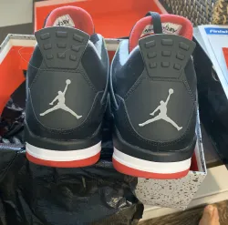 PK God Batch Air Jordan 4 Retro Bred 308497-060  review Z*** 02