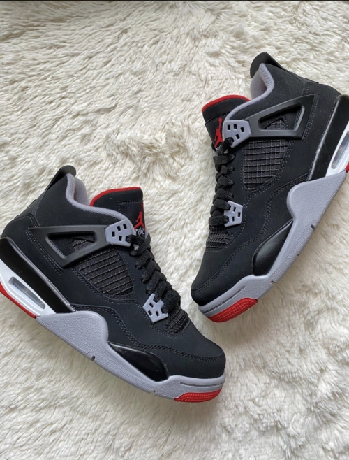 PK God Batch Air Jordan 4 Retro Bred 308497-060  review 
