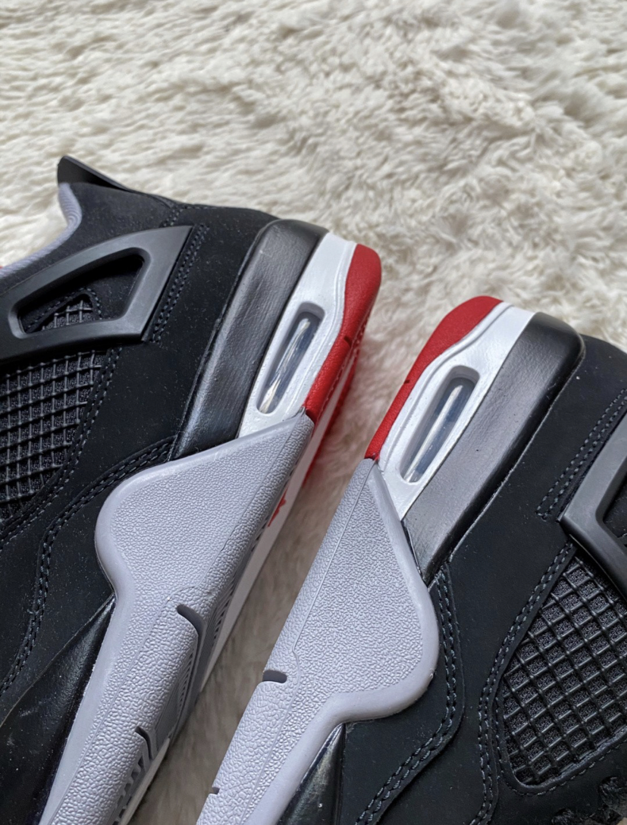 PK God Batch Air Jordan 4 Retro Bred 308497-060  review L*** 04