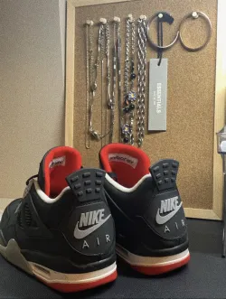 PK God Batch Air Jordan 4 Retro Bred 308497-060  review T*** 03