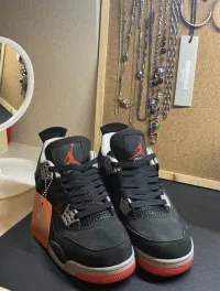 PK God Batch Air Jordan 4 Retro Bred 308497-060  review 3
