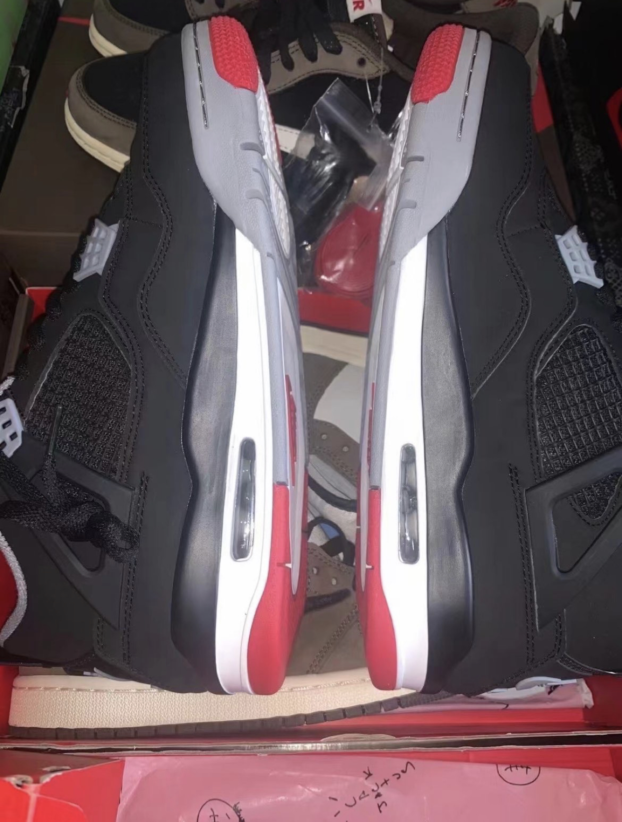 PK God Batch Air Jordan 4 Retro Bred 308497-060  review H*** 01